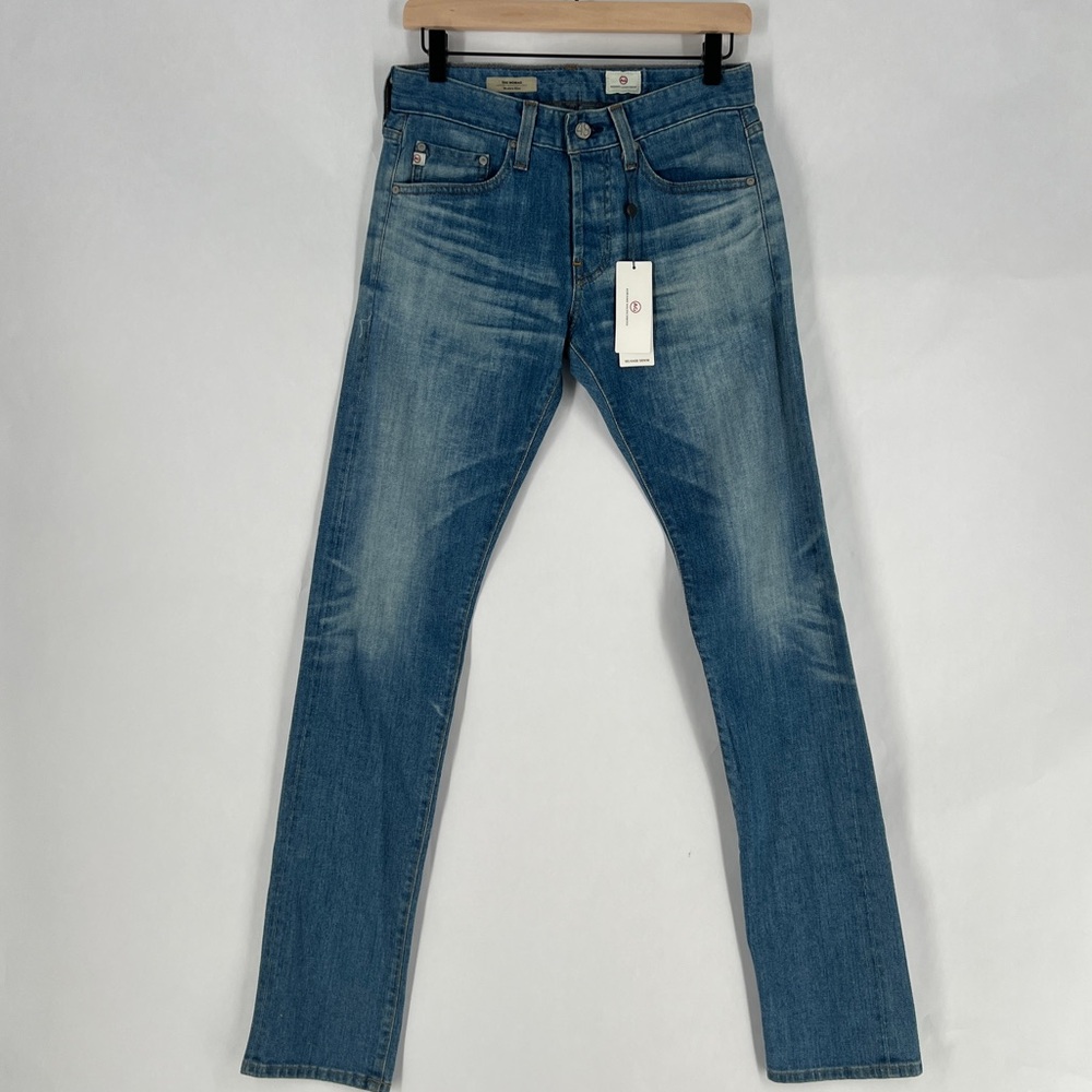 AG Adriano Goldschmied The Nomad Modern Slim Fit Light Blue Denim Jeans Size‎ 28